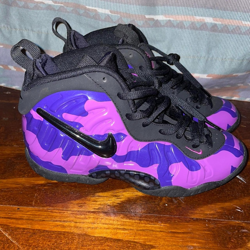 Nike Air Little Posite Pro Purple Camo ‘hyper violet’